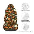 thumbnail image 4 of Wukai Harvest Pumpkins Full Set Car Seat Covers with Soft Padding Universal Auto Front Seats Protector and Cushion Mat, 4 of 5