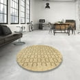 thumbnail image 3 of Ahgly Company Indoor Rectangle Abstract Metallic Gold Abstract Area Rugs, 5' x 7', 3 of 6