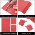 thumbnail image 4 of Miniatura Techo Tejas PVC Unique Bargains Modelo Tejado Azulejos Rojo Paquete de 4 1:100, 4 of 7