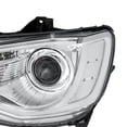 thumbnail image 2 of Fit 2015-2017 Chrysler 300 Halogen Headlight Assembly Left Driver Side Chrome, 2 of 23