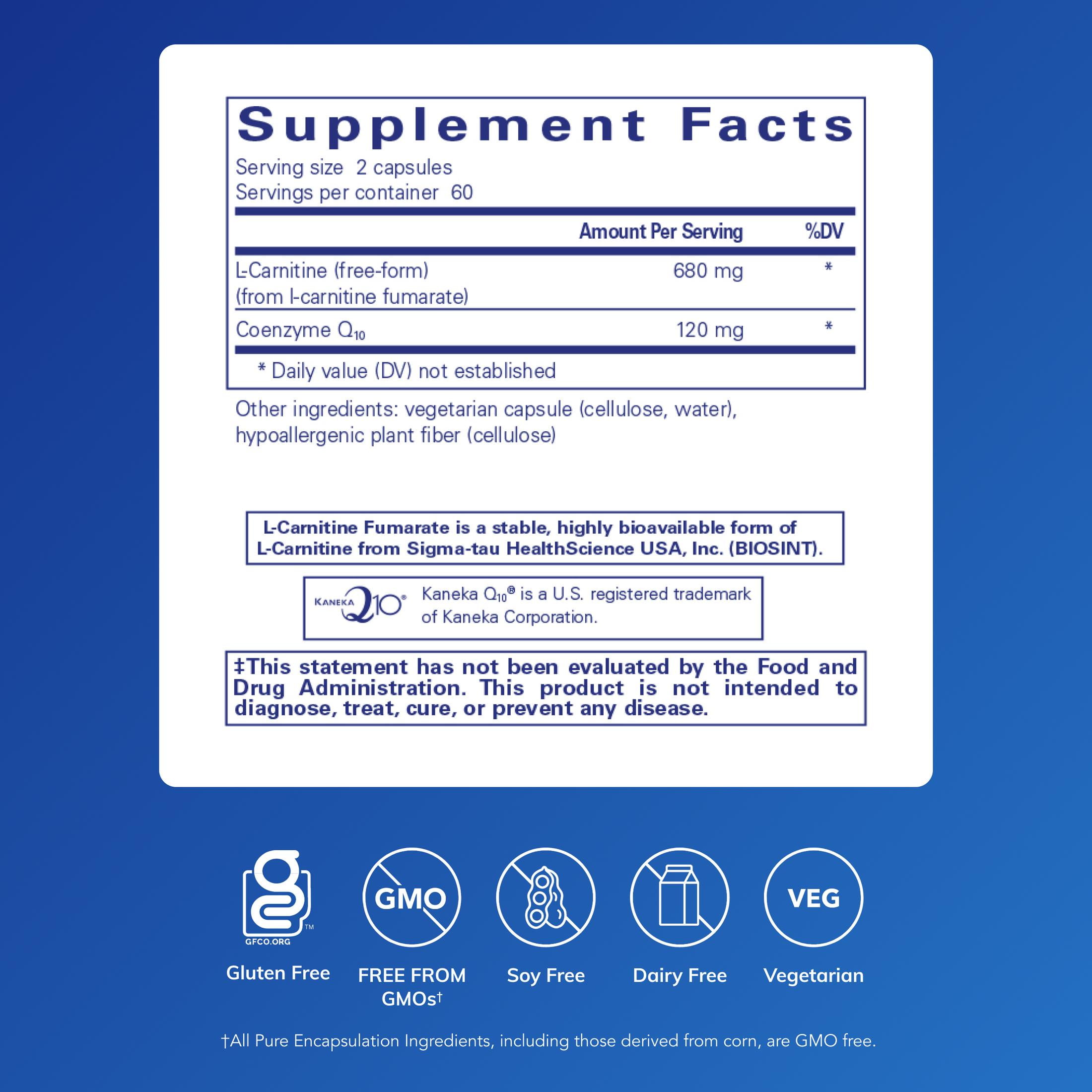 efectos negativos de la l carnitina L-Carnitine-L-Tartrate 100Mg, Co-Enzyme Q10 60Mg, Zinc Oxide (As Elemental  Zinc) 12.5Mg, Lycopene 2500Mcg Tablets