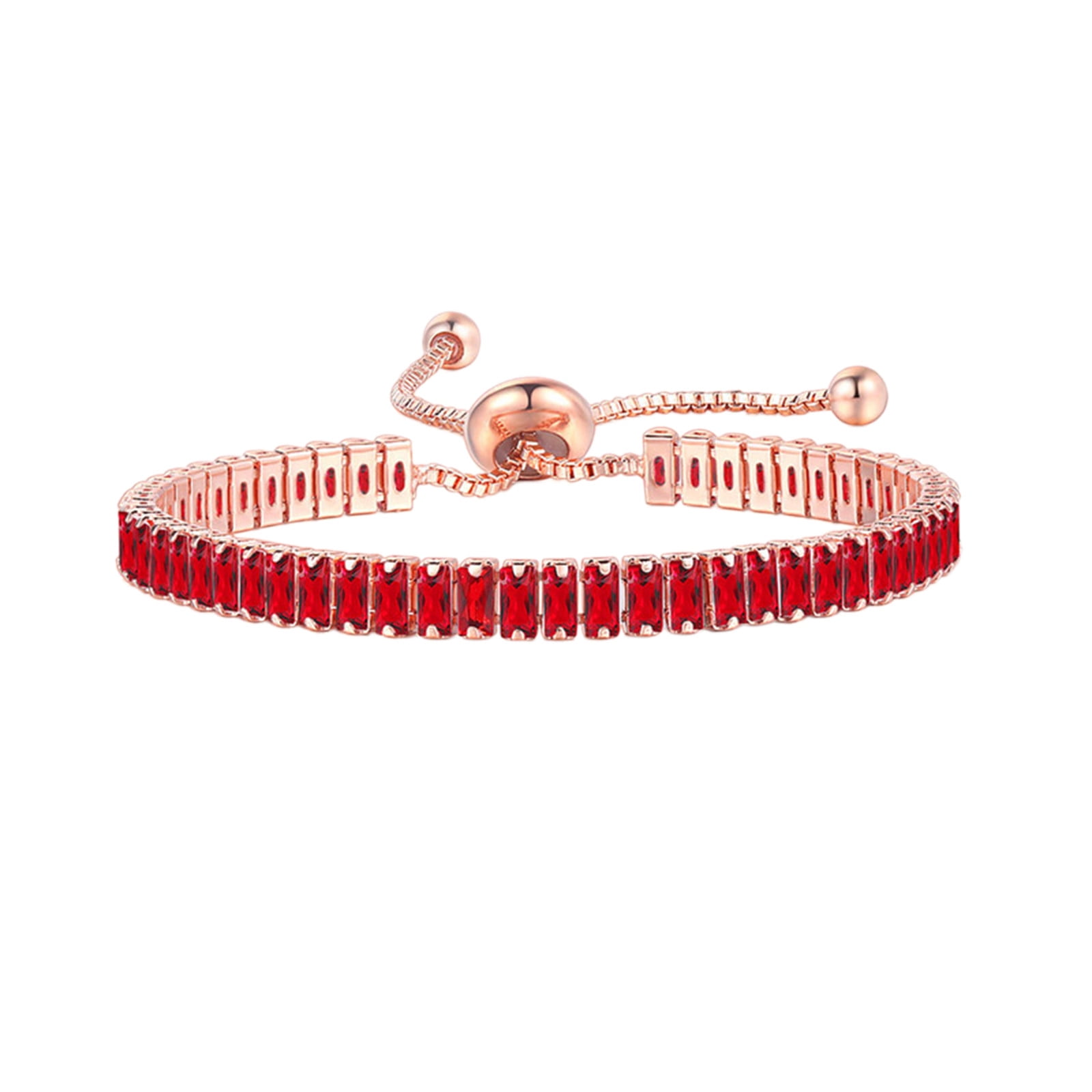 Strawberry Milk ombre beaded bracelet