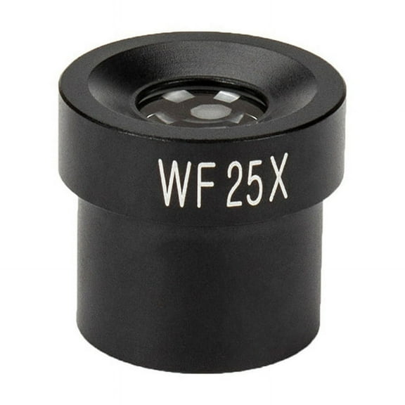 WF25X Microscope Eyepiece 12mm Wide Field of View for 23.2mm Mount Port Biological Microscope