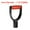 Red/Black, variant on Uxcell Shovel D Grip Handle 1-1/4""/32mm Inner Dia. ABS Material Spade Snow Shovel for Digging Raking Tool, Red Black