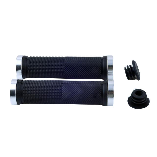 Mountain Bike Bicycle Anti-slip Soft Rubber Handle Bar Ends Hand Grips LI