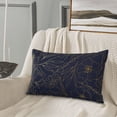 thumbnail image 5 of Lsque Copper-Gold Gloss Outline Flower Pattern Pillow Case – Soft & Cozy Throw Pillow Cover, Hypoallergenic Cushion Case for Sleeping Women with Envelope Closure-20"x30", 5 of 6