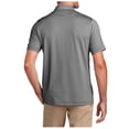 thumbnail image 2 of Yellow Rooster Mens Short Sleeve Gingham Polo Shirt Black/ White 3XL, 2 of 7