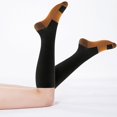thumbnail image 2 of Calcetines de compresión unisex para running, medias deportivas protectoras, tejido transpirable, suela acolchada, para atletas, entrenamiento de alto rendimiento, mezcla de nailon, 2 of 7