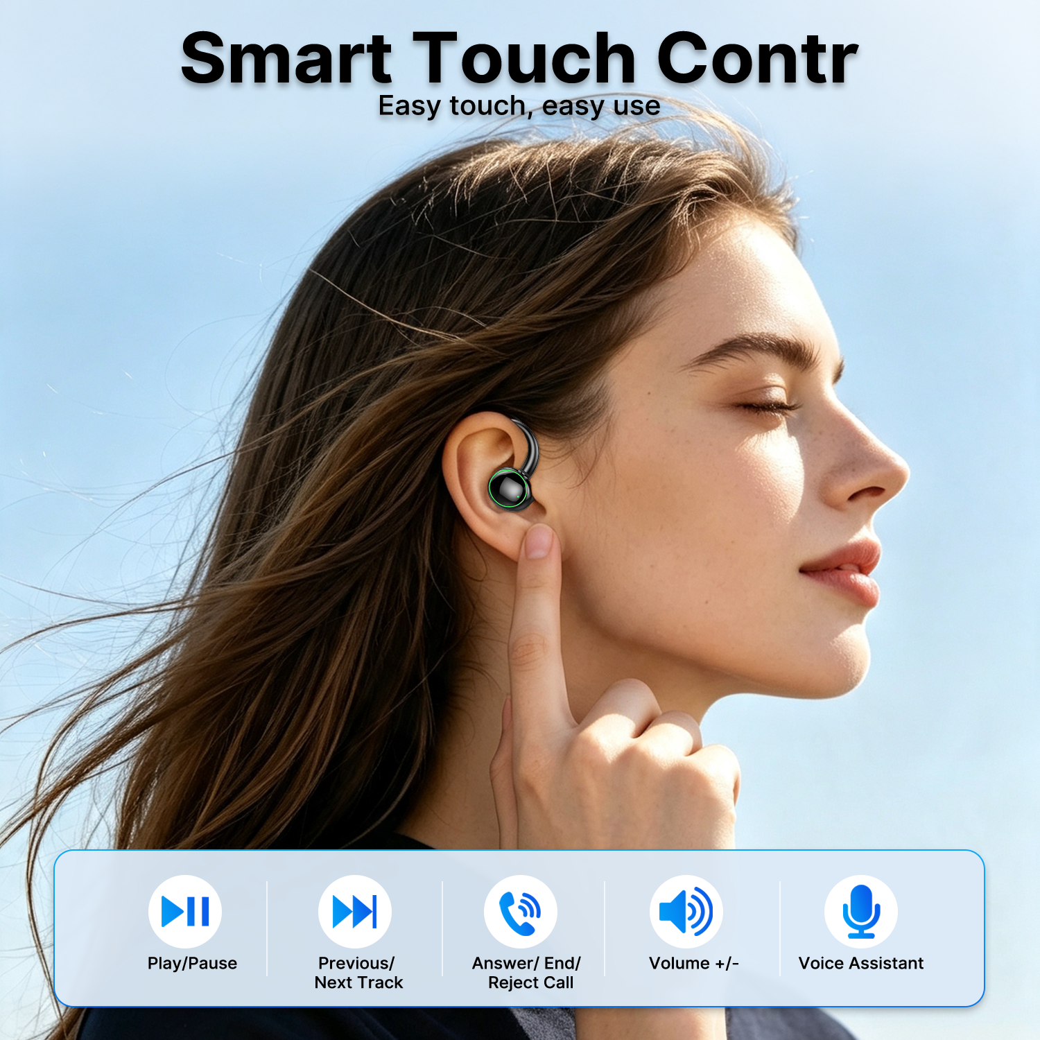 Btootos Wireless Earbuds Bluetooth 5.4 Sports Headphones photo 7