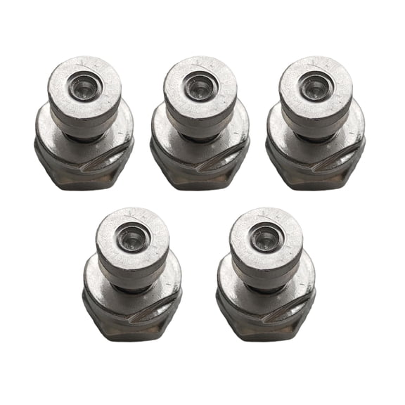 Set of 5 Pressure Cooker Safety Valves Set Float Valves Stainless Steel Safety Valves Pressure Cooker Replacement Part