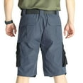 thumbnail image 3 of Mceream Men's Hiking Cargo Shorts Quick Dry Lightweight Golf Outdoor Work Shorts with Multi Pocket for Fishing Travel Waterproof Work Shorts Outdoor Gray M, 3 of 4