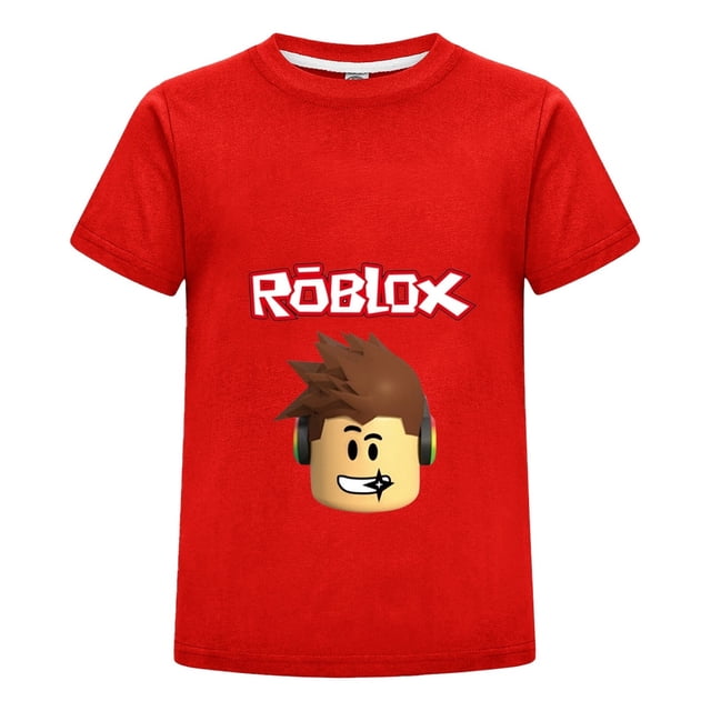 Camiseta Gamer de Roblox para Niño , Playera Infantil de Algodón con Estilo Casual, Ropa de Verano para Regalar