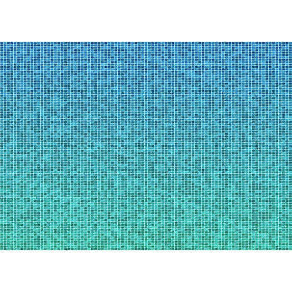 Ahgly Company Machine Washable Indoor Rectangle Transitional Blue Ivy Blue Area Rugs, 2' x 3'