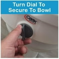 thumbnail image 4 of Lwory E-Z Lock Raised Toilet Seat With Handles, 5" Toilet Seat Riser with Arms, Fits Most Toilets, Handicap Toilet Seat, 4 of 7