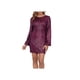 thumbnail image 1 of Betsy & Adam Womens Burgundy Sequin Sheath Dress, brightpur, 2, 1 of 1
