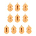 thumbnail image 1 of 10 Pcs Silenciador De Silencio De Violín Portátil De Goma Para Práctica Universal Acerce De 2.7 X 1.7 X 0.8 Cm shamjiam Violín Silencioso, 1 of 8
