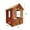 Golden#08, variant on Kids Furniture Outdoor Playhouse, Wooden Kids Play House w/Picnic Bench, Half Door, Windows, Mailbox, Fence, Flowerpot Holders, Cottage Playhouse for Backyard, Garden, Lawn, Patio, Gift for Boys Girl