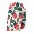 thumbnail image 4 of Jrxy Pink Strawberries Men's Beach Board Shorts Pants with Drawstring & Pockets, Watercolor Bohemian Style, Casual Comfort S, 4 of 7