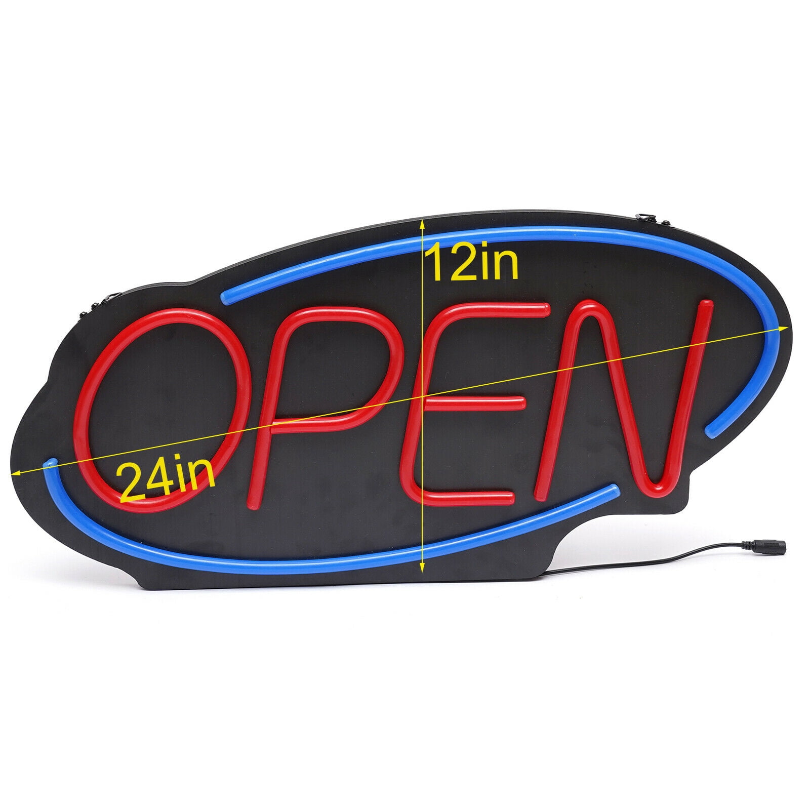 LED Open Sign Neon Light Bright for Restaurant Bar Pub Outside Wall Decor PVC