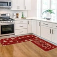 thumbnail image 4 of Xmas Trees Snowflake Let It Snow Christmas Kitchen Mats Set of 2, Winter Decor Low-Profile Kitchen Rugs for Floor - 17x29 and 17x47 Inch, 4 of 6