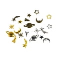 thumbnail image 1 of Adornos Rellenos Colgante Celestial Moon Star Zulema Suministros de arte para joyería Halzgo, 1 of 7
