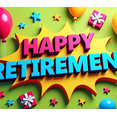 thumbnail image 4 of Happy Retirement Foil Balloon Banner Colorful Background Party Decorations Retirement Party Photography Props Backdrop Celebration Supplies, 4 of 4