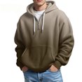 thumbnail image 1 of WILLBEST Sudadera Deportiva para Hombre, Sudadera De Punto con Media Cremallera y Capucha, Ligera, Deportiva, Informal, Cómoda, con Bolsillo Frontal Grande, 1 of 4
