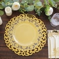 Efavormart 6 Pack Metallic Gold Laser Cut Cardboard Placemats with ...