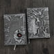 thumbnail image 1 of Fiudx Libreta con Diseño de Dinosaurio En Relieve, Cubierta de Cuero, Diseño de Dinosaurio 3D, Papel Grueso para Una Escritura Suave, Diseño Artesanal, Ideal para La Oficina, La Escuela o Uso Persona, 1 of 5