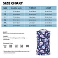 thumbnail image 5 of Yiaed Skull crystal flower Print Men's Singlet Vests Summer Running Muscle Tank Tops Gym Undershirt Round Neck Sleeveless for man, 5 of 5