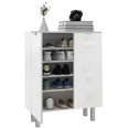 thumbnail image 1 of HOMCOM Armoire à Chaussures, Armoire de Rangement pour Chaussures à Fini Très Lustré, Blanc, 1 of 10
