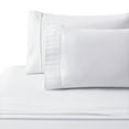thumbnail image 2 of Hong and Arts Inc. Marina Decoration Soft Silky Zipper Solid Rayon from Bamboo All Season Duvet Cover Set with Corner Tie and Hidden Zipper White -, 2 of 5