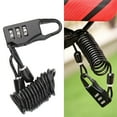 thumbnail image 4 of Mountain Bike Helmet Lock Small Size And Lightweight Zinc Alloy Lock Easy To Operate For Lock Helmet And Bike Three Digit Bike Password Lock ANGGREK Ciclismo, 4 of 8