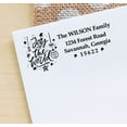 thumbnail image 3 of Printtoo Personalized Blue Self Inking Joy To The World Stamp Custom Christmas Rubber Stamper-68 x 30 mm, 3 of 6