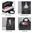 thumbnail image 3 of Yiaed Black And White Dotted Print Lightweight Backpack Travel Backpacks Hiking Daypack for Women Men, 3 of 5