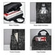 thumbnail image 3 of Disketp Black And White Dotted Mochila Ligera e Impermeable, Mochila de Día Resistente para Viajes, Senderismo y Uso Diario para Hombre y Mujer, 3 of 7