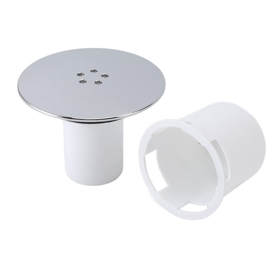 YAHHU Modern Shower Floor Drain with Hair Catcher, Odor‑Proof, Quick‑Drain, Chrome Finish, Easy Clean