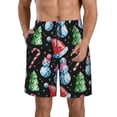 thumbnail image 1 of Goofa Disco Mirror Ball Snowman Printed Mens Swim Trunks Summer Quick Dry Short Beach Swimwear Bathing Suits-X-Large, 1 of 6