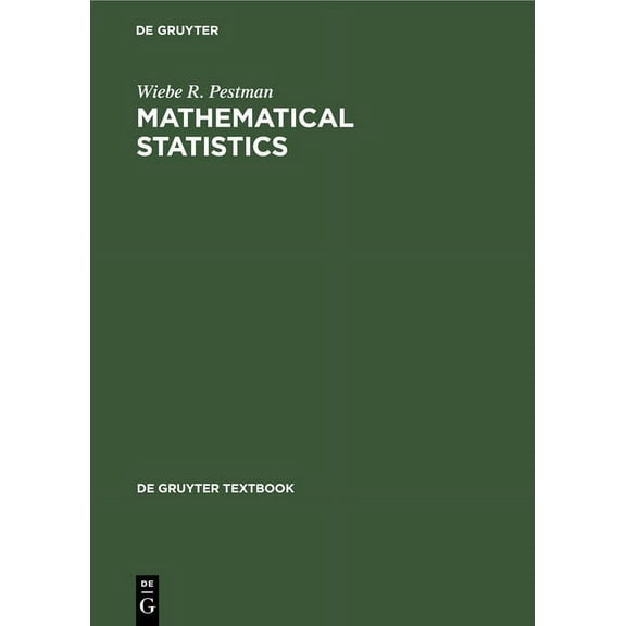de Gruyter Textbook: Mathematical Statistics (Hardcover)