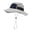 Gray, variant on Unisex Bucket Hat With Drawstring Closure Sun Protection For Hiking Beach Unisex Foldable Design