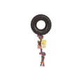 thumbnail image 2 of Tire N Tug Heavy Duty Durable Rubber Dense Medium Large Dog Chew Toy With Rope, 2 of 4