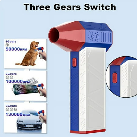 

130 000 RPM Jet Fan Turbo Blower Jet Fan Violent Turbofan Brushless Motor Rechargeable