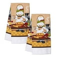 thumbnail image 2 of Home Collection Chef-Themed Kitchen Mitts, Pot Holder, & Kitchen Towels Set, 2 of 5