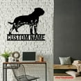 thumbnail image 4 of Craftnamesign Custom Bullmastiffs Metal Wall Art LED Light, Bullmastiffs Dog Lover Name Sign, 4 of 5