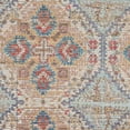 thumbnail image 5 of SAFAVIEH Saffron Mide Floral Bordered Cotton Area Rug, Rust/Blue, 3' x 5', 5 of 6