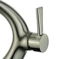 thumbnail image 4 of Bellaterra Home Bilbao Single Handle Bathroom Vanity Faucet with Drain without Overflow in Brushed Nickel, 4 of 4