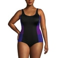 thumbnail image 3 of Lands' End Women's Plus Size Scoop Neck Tugless Sporty One Piece Swimsuit, 3 of 3