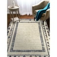 thumbnail image 3 of Trans-Ocean Imports JSM58701602 4 ft. 11 in. x 7 ft. 4 in. Liora Manne Jasmine Mosaic Indoor Wilton Woven Rectangle Rug - Ivory, 3 of 9