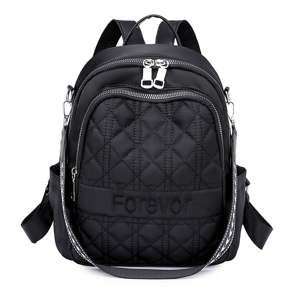 Fashion Nylon Mom Backpack Black 