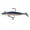 Three hooks-blue back, variant on Artificial Swimbait T-Tail Slow Jigging Jigs Head Fishing Lures Fishing Lures Baits ​for Trout Fishing Tackle